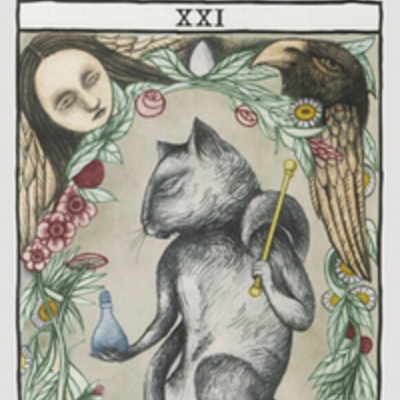 Tarot Cats, Familiars, Mythical Creatures, animals, gift, deck and guidebook - Picture 4 of 5